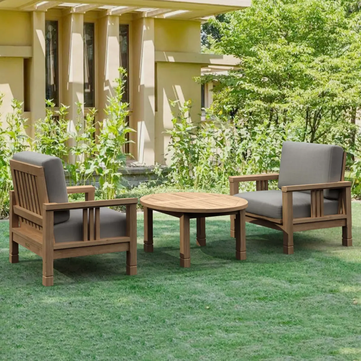 Anderson Teak - SouthBay Deep Seating 3-Pieces Conversation Set A - Image 1