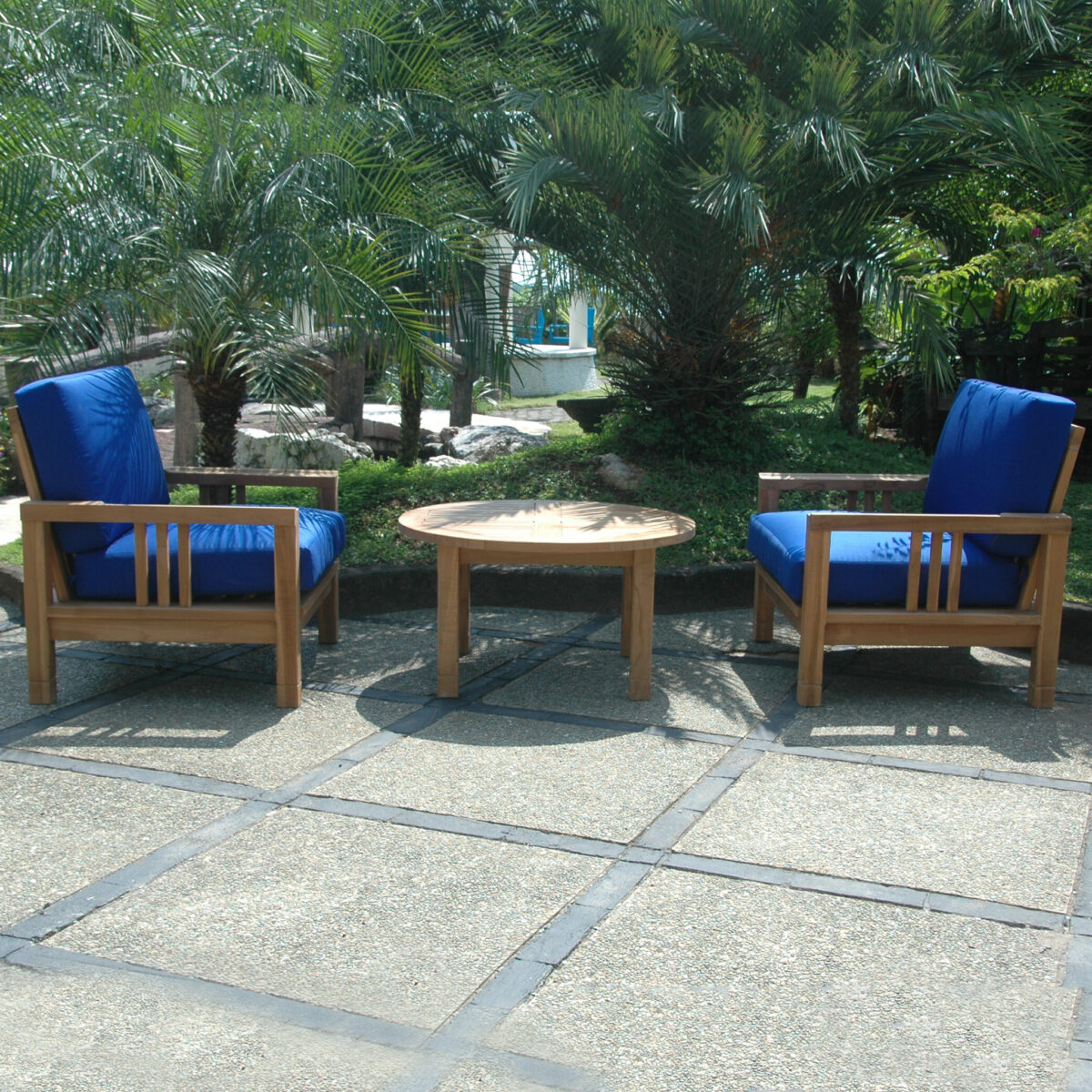 Anderson Teak - SouthBay Deep Seating 3-Pieces Conversation Set A - Image 3