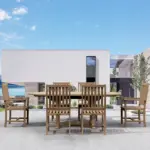Anderson Teak - Bahama Wilshire 7-Pieces Extension Dining Set