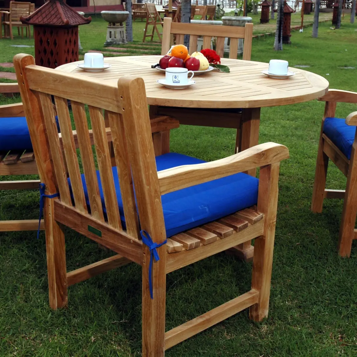 Anderson Teak - Tosca Classic Armchair 5-Pieces Dining Set - Image 5