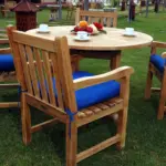 Anderson Teak - Tosca Classic Armchair 5-Pieces Dining Set - Image 5