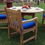 Anderson Teak - Tosca Classic Armchair 5-Pieces Dining Set - Image 4