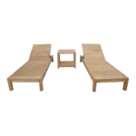 Anderson Teak - South Bay Glenmore 3-Pieces Lounger Set - Image 2
