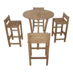 Anderson Teak - Descanso Sedona 5-Pieces Bar Table - Image 2
