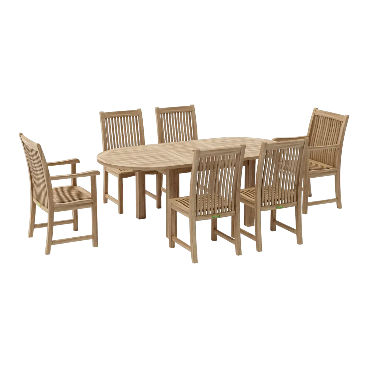 Anderson Teak - Bahama Chicago 7-Pieces Dining Set A - Image 2