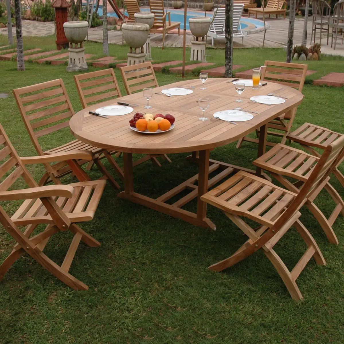Anderson Teak - Bahama Andrew 9-Pieces Dining Set - Image 3