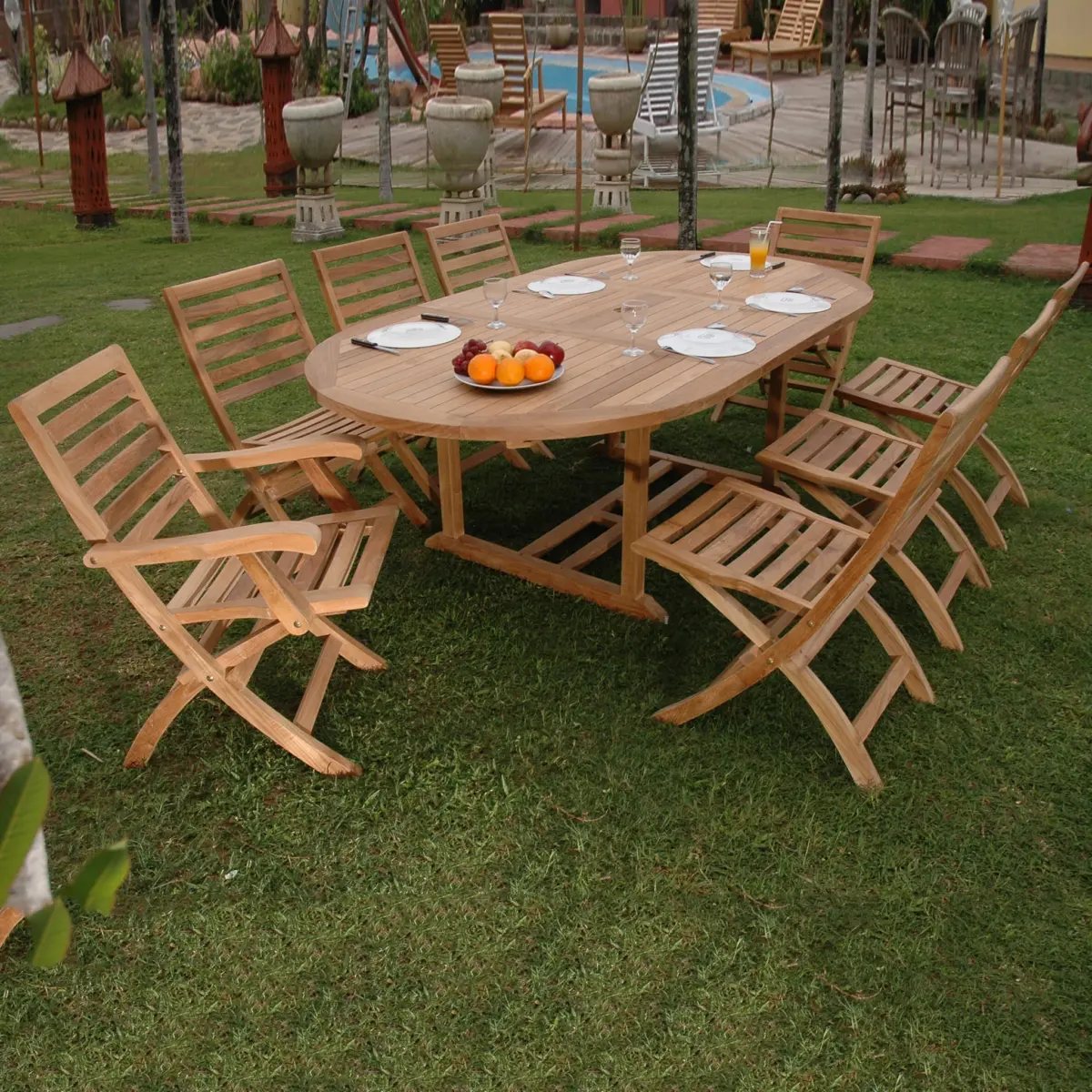 Anderson Teak - Bahama Andrew 9-Pieces Dining Set - Image 4