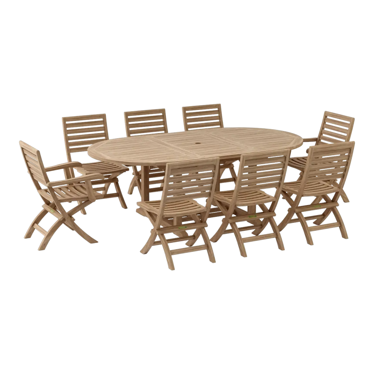 Anderson Teak - Bahama Andrew 9-Pieces Dining Set - Image 2