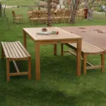 Anderson Teak - Bahama Hampton 3-Pieces Dining Set