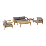 Anderson Teak - SET-322 5-pc Palermo Deep Seating