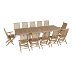 Anderson Teak - Valencia Classic 13-Pieces Dining Set - Image 2