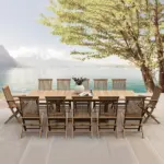 Anderson Teak - Valencia Classic 13-Pieces Dining Set