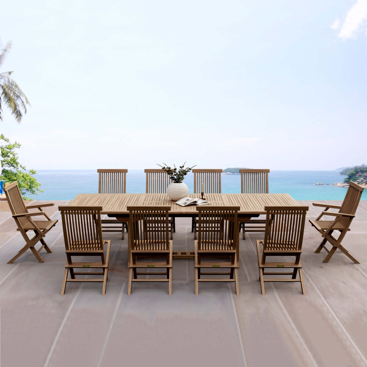 Anderson Teak - Valencia Classic 11-Pieces Dining Set - Image 1