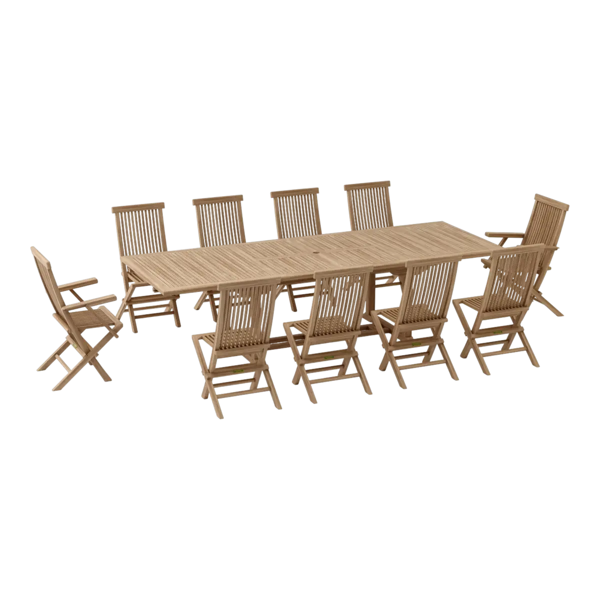 Anderson Teak - Valencia Classic 11-Pieces Dining Set - Image 2