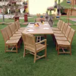 Anderson Teak - Valencia Rialto 15-Pieces Dining Set - Image 2