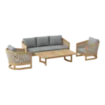 Anderson Teak - SET-333 4-pc Catania Deep Seating Set - Image 2