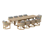 Anderson Teak - SET-337 11-pc Catania Dining Set - Image 4