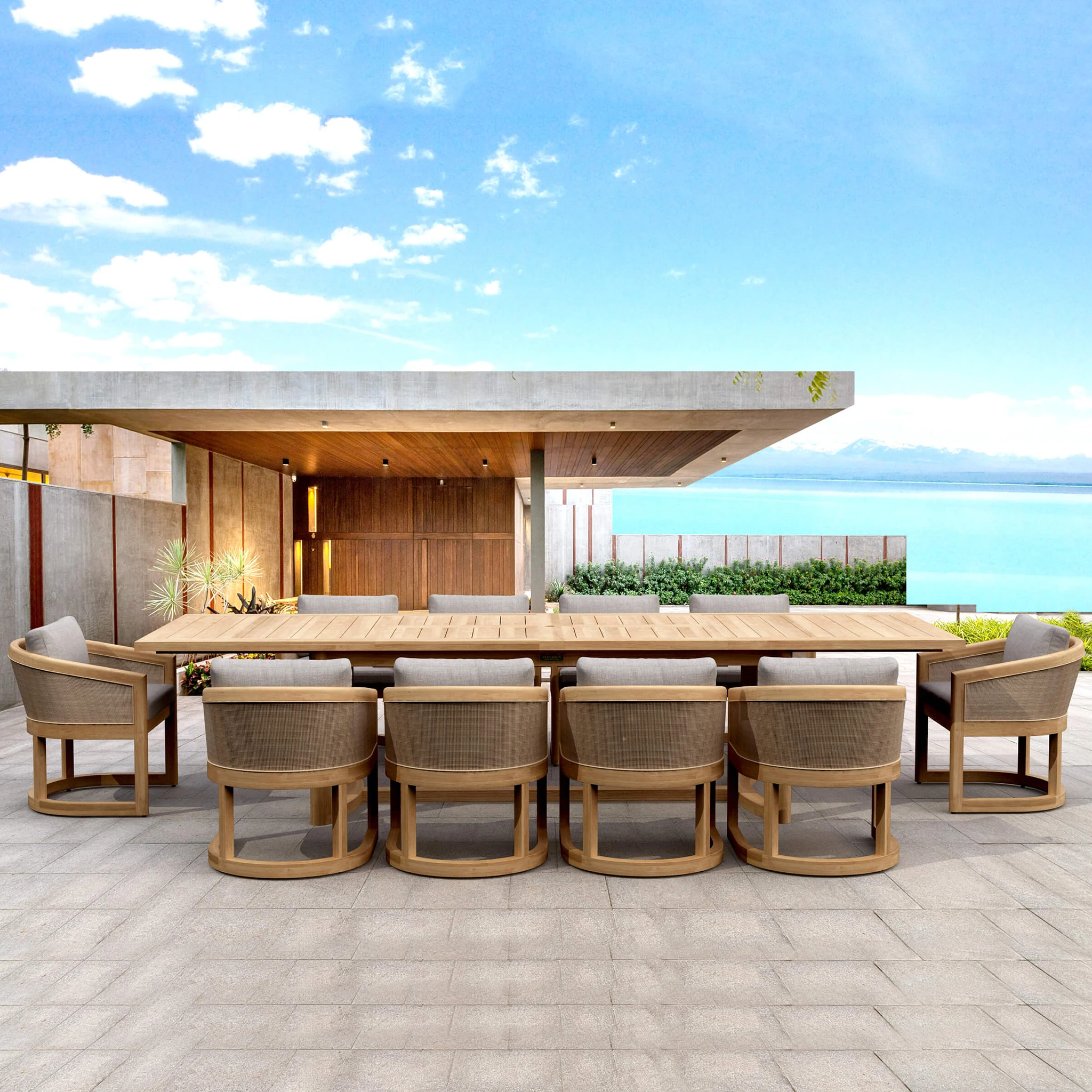 SET-337.2_panoramic.01 Anderson Teak - SET-337 11-pc Catania Dining Set - Image 1