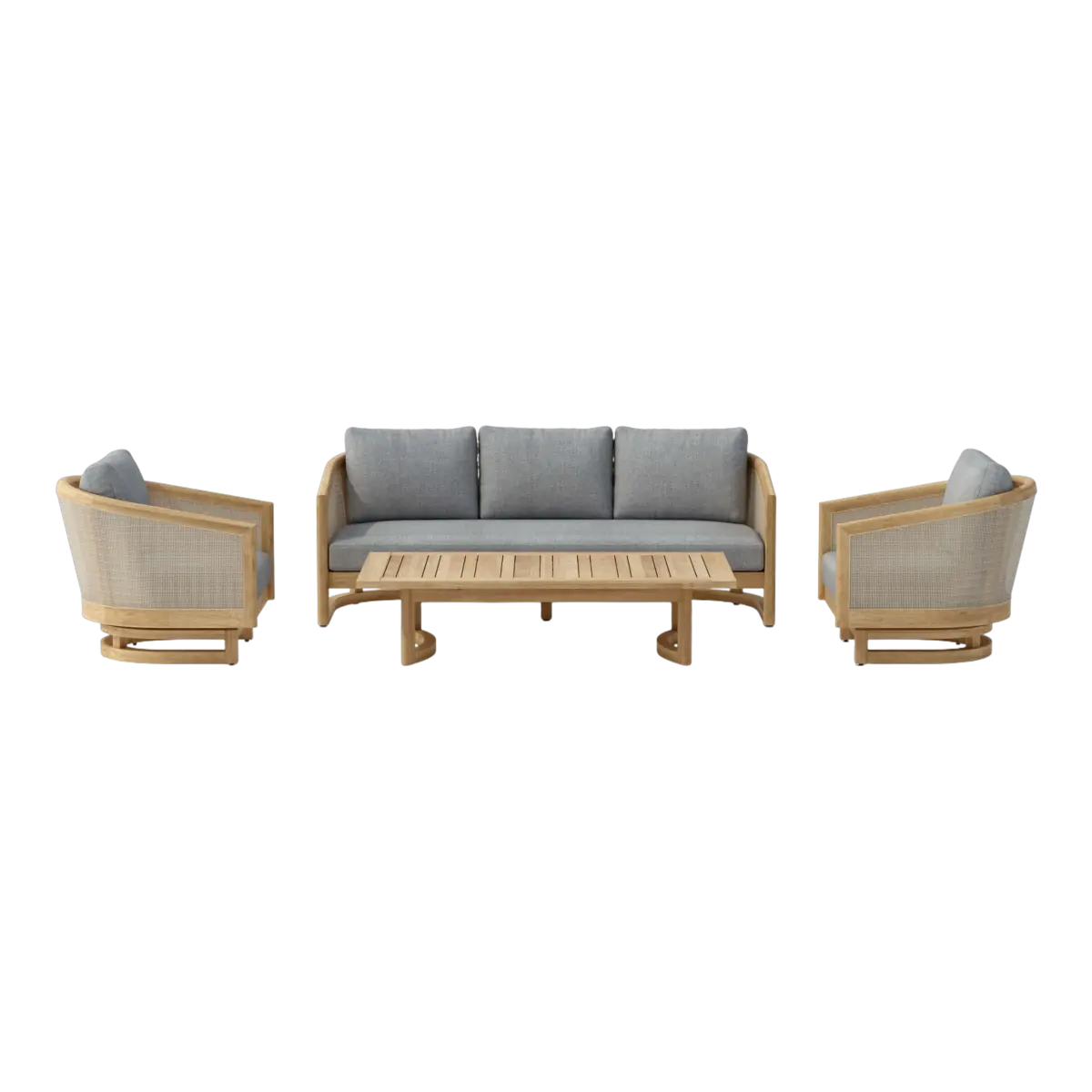 Anderson Teak - SET-338 4-pc Catania Deep Seating Set - Image 1
