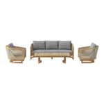 Anderson Teak - SET-338 4-pc Catania Deep Seating Set