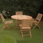Andrew Butterfly Folding 5-pieces Dining Set - Image 3