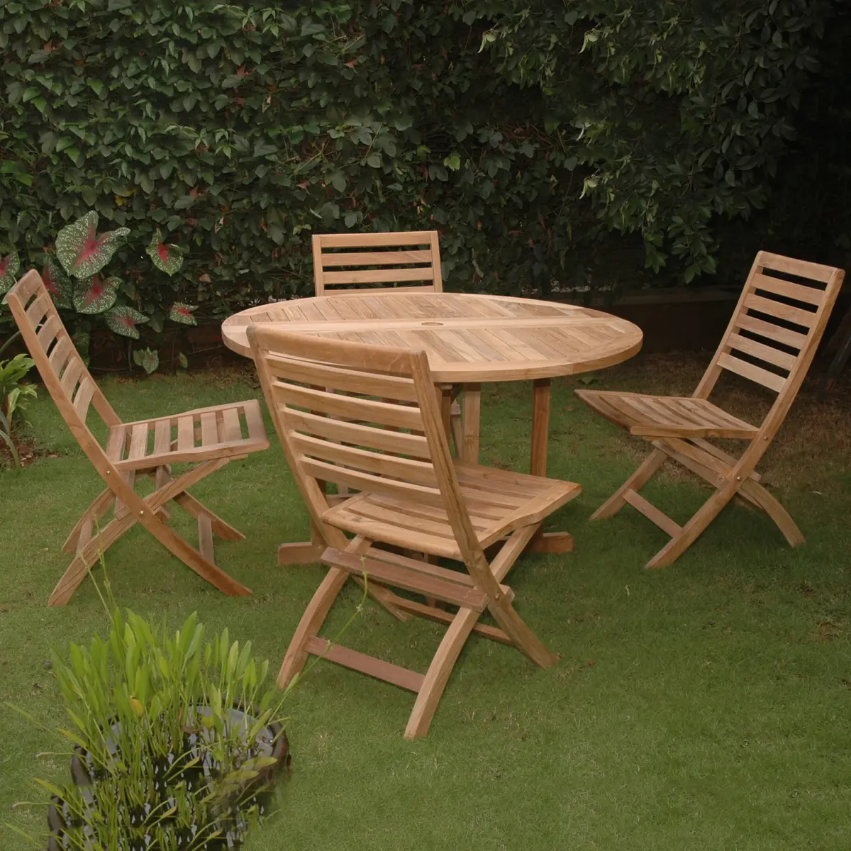 Andrew Butterfly Folding 5-pieces Dining Set - Image 2