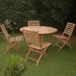 Andrew Butterfly Folding 5-pieces Dining Set - Image 2
