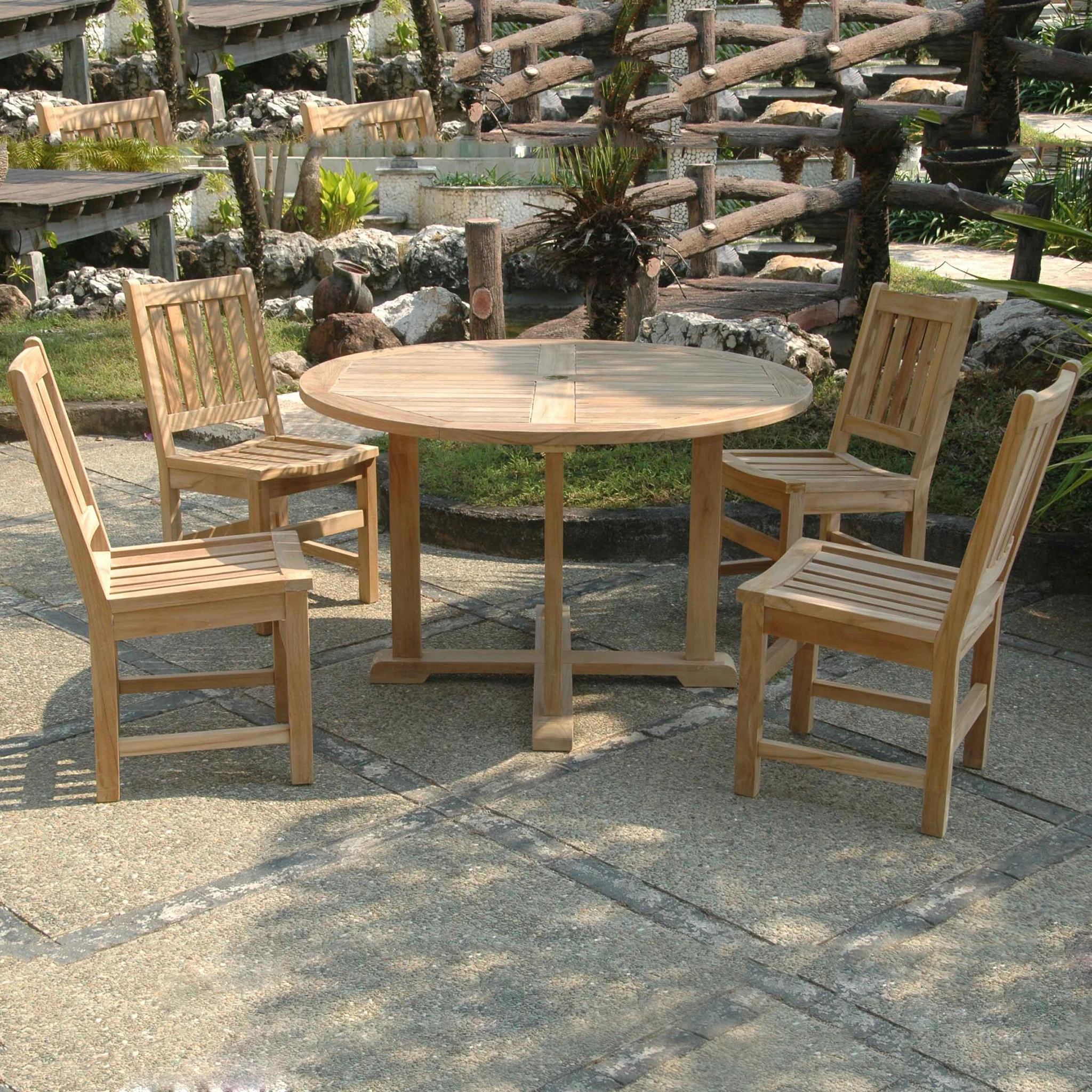 SET-36.1 Anderson Teak - SET-36 5-pc Dining Table Set - Image 1