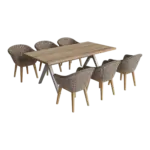 Anderson Teak - SET-39A 7-pc Alura Padua Dining Table Set