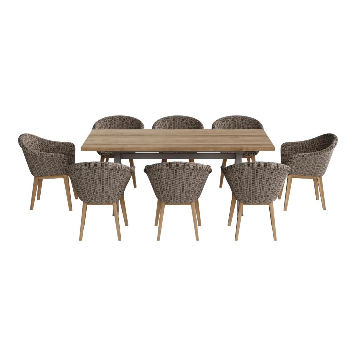Anderson Teak - SET-39A 9-pc Alura Padua Dining Table Set - Image 1