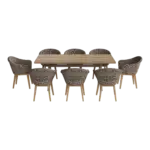Anderson Teak - SET-39A 9-pc Alura Padua Dining Table Set