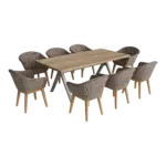Anderson Teak - SET-39A 9-pc Alura Padua Dining Table Set - Image 2