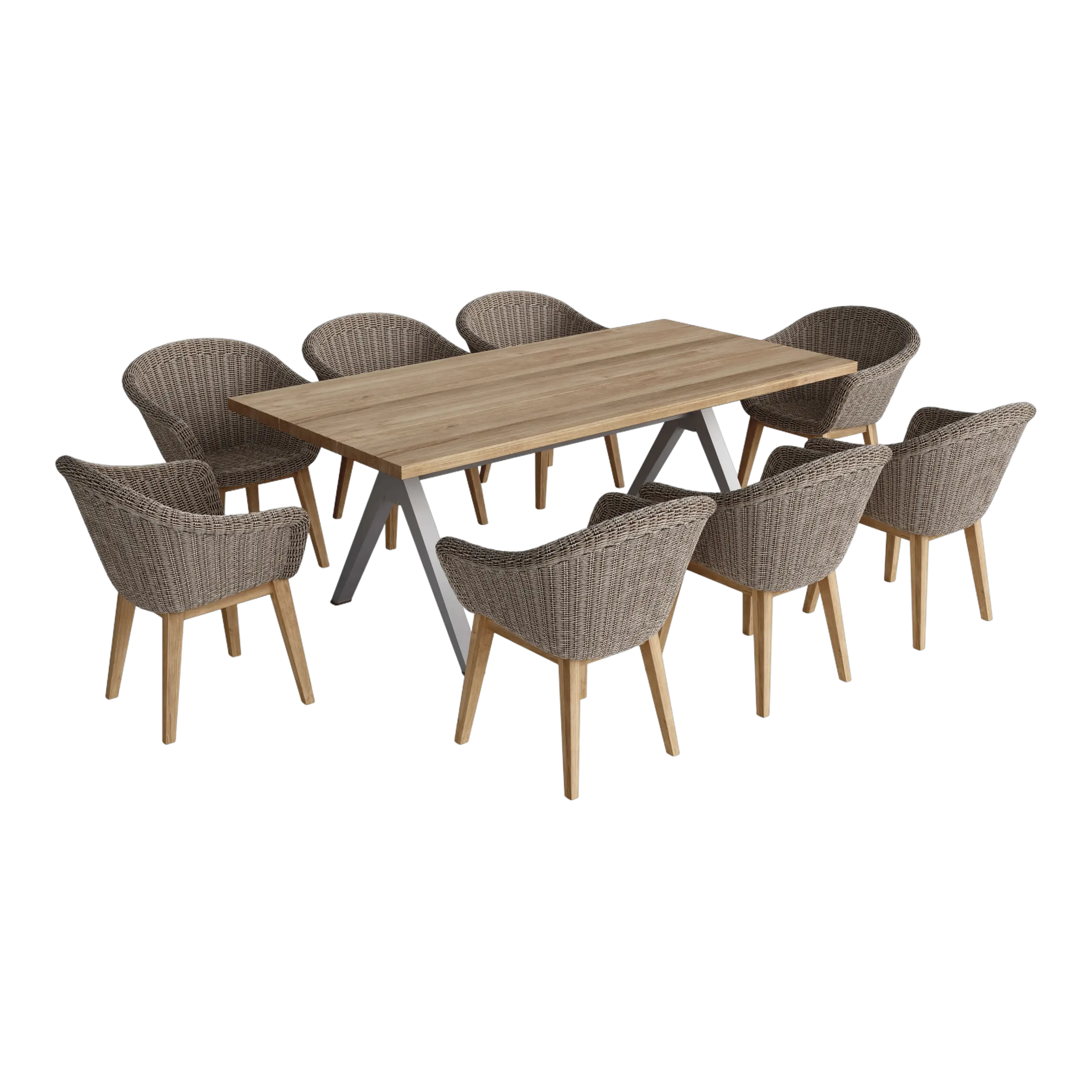 SET-39B.-Alura-Padua-7-pc-Dining-SET-2 Anderson Teak - SET-39A 9-pc Alura Padua Dining Table Set - Image 2