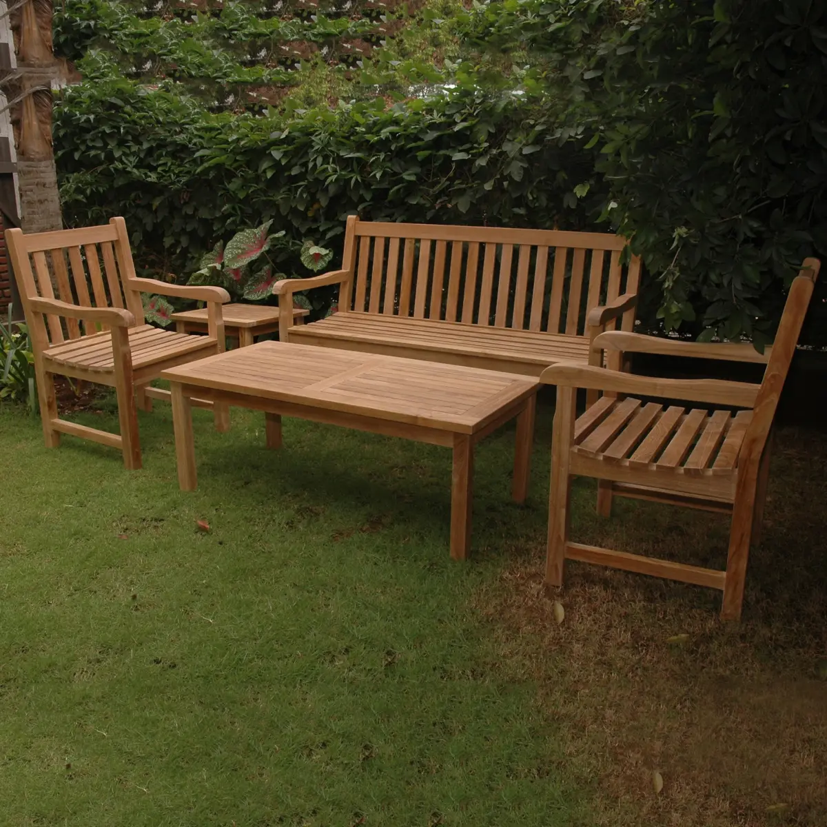 Anderson Teak - Classic 3-Seater 5-Pieces Conversation Set - Image 2