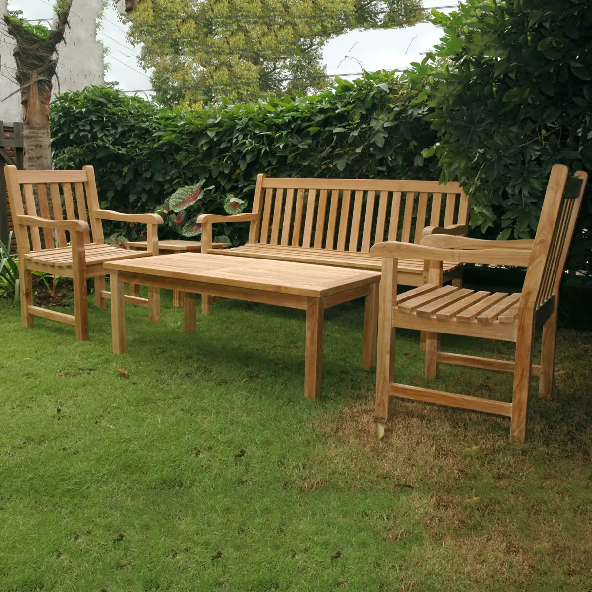 Anderson Teak - Classic 3-Seater 5-Pieces Conversation Set - Image 3