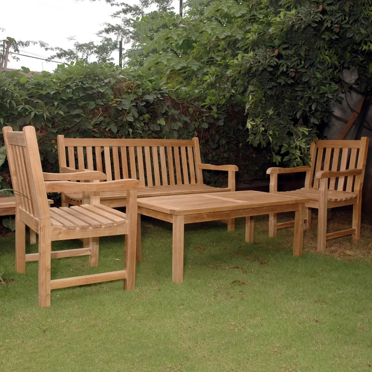 Anderson Teak - Classic 3-Seater 5-Pieces Conversation Set - Image 5