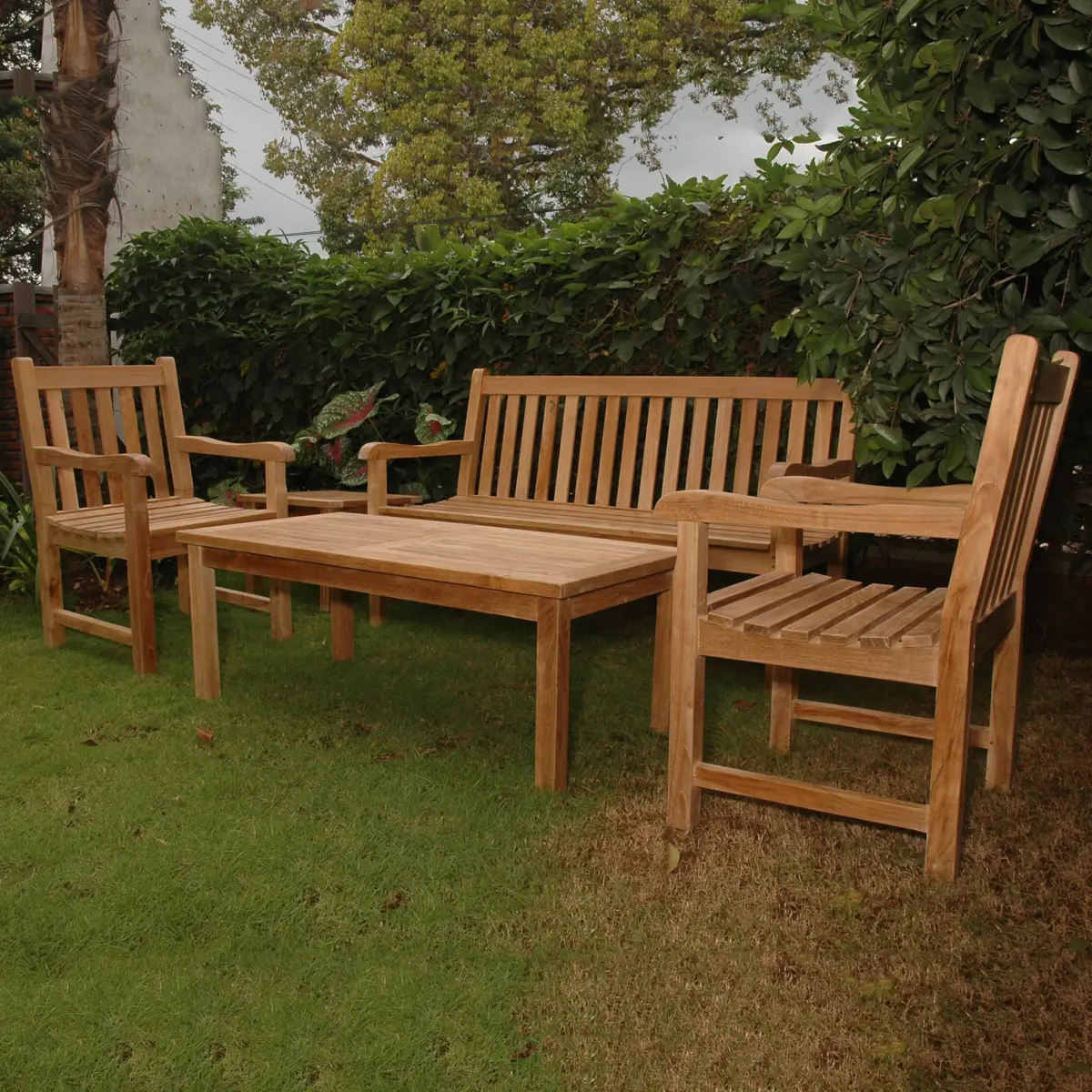 Anderson Teak - Classic 3-Seater 5-Pieces Conversation Set - Image 1