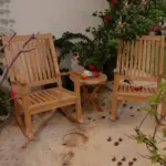 Anderson Teak - Del-Amo Bahama 3-Pieces Set with Folding Round Side Table - Image 2
