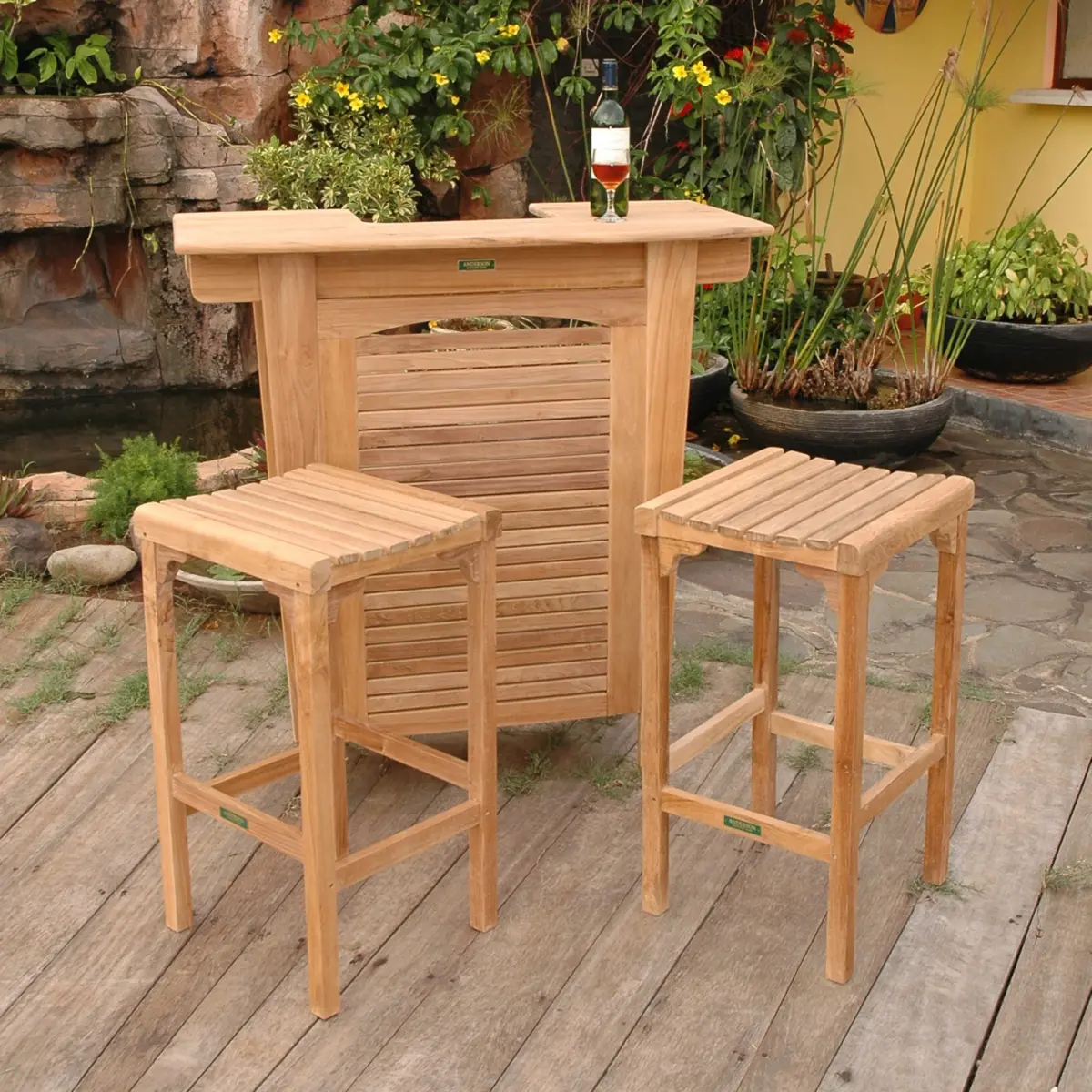 Anderson Teak - Montego 3-Pieces Bar Set - Image 5