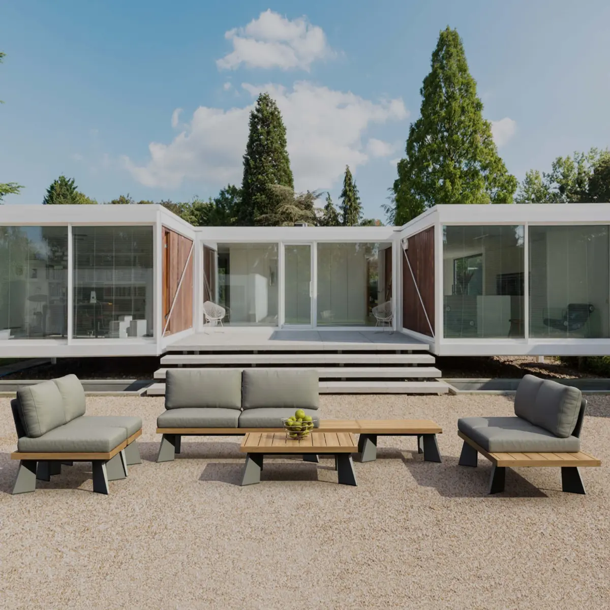 Oxford Deep Seating 6 Piece Outdoor Lounge Set