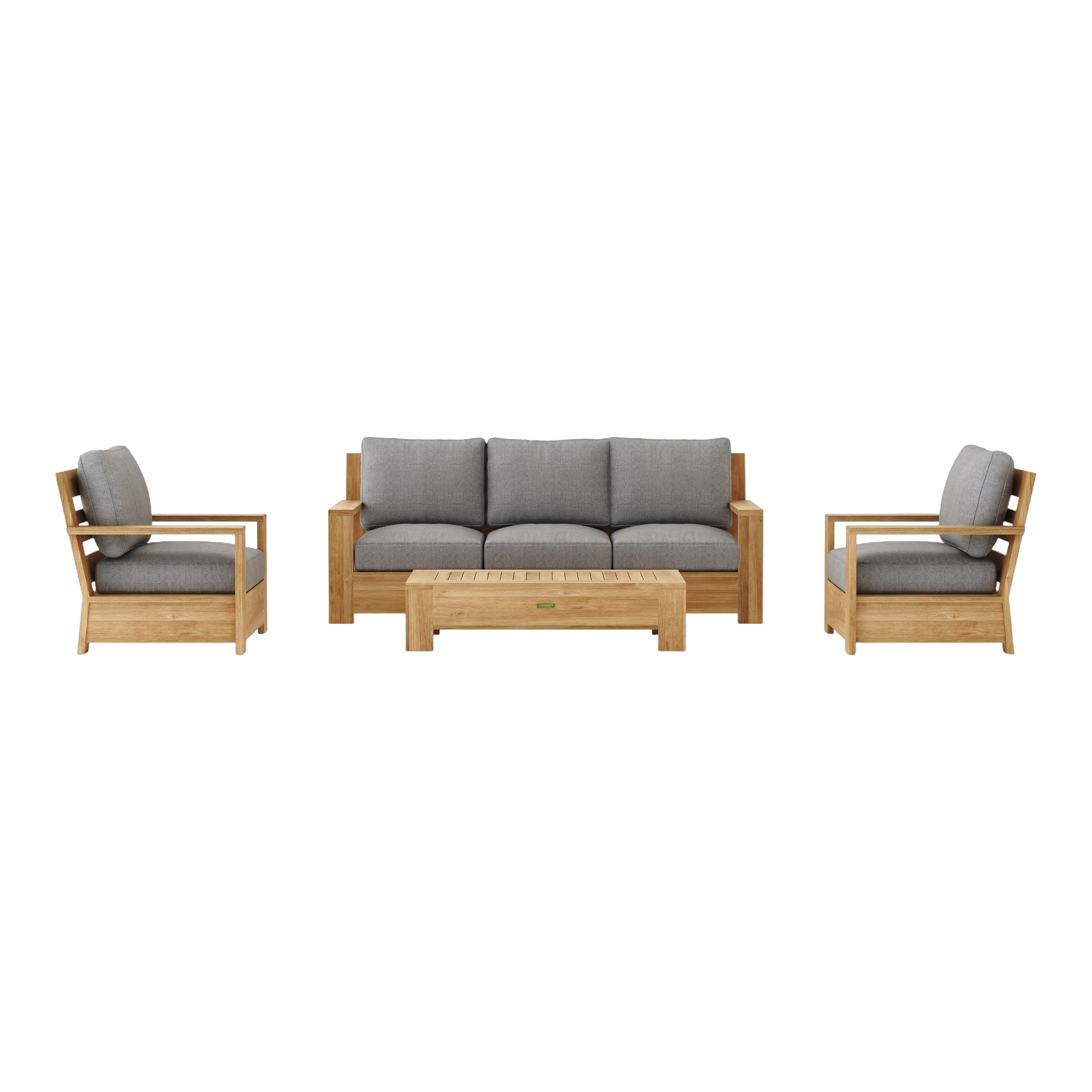 SET-521.01 Anderson Teak - SET-521 4-pc Madera Deep Seating - Image 1