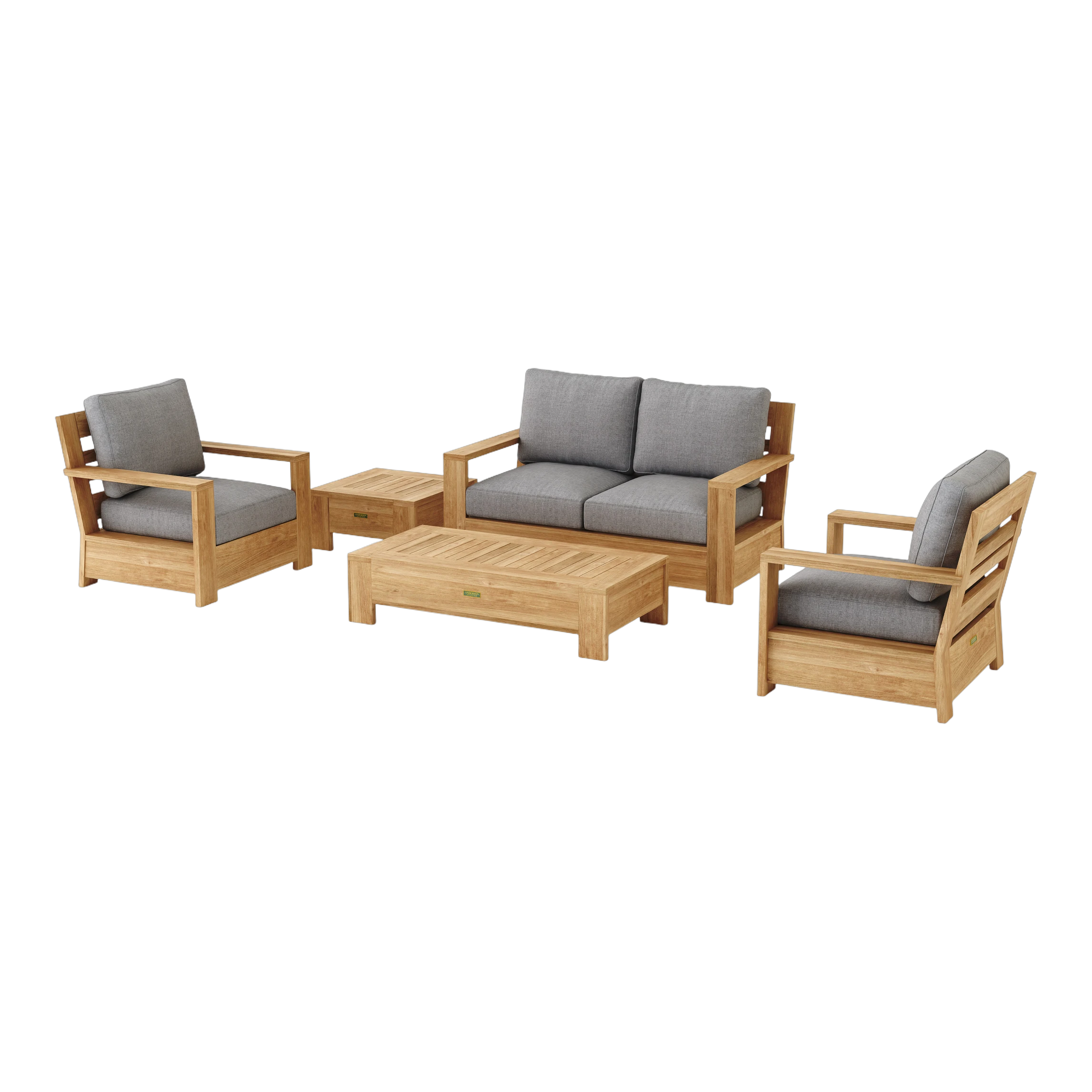 SET-522.1 Anderson Teak - SET-522 5-pc Madera Deep Seating - Image 1