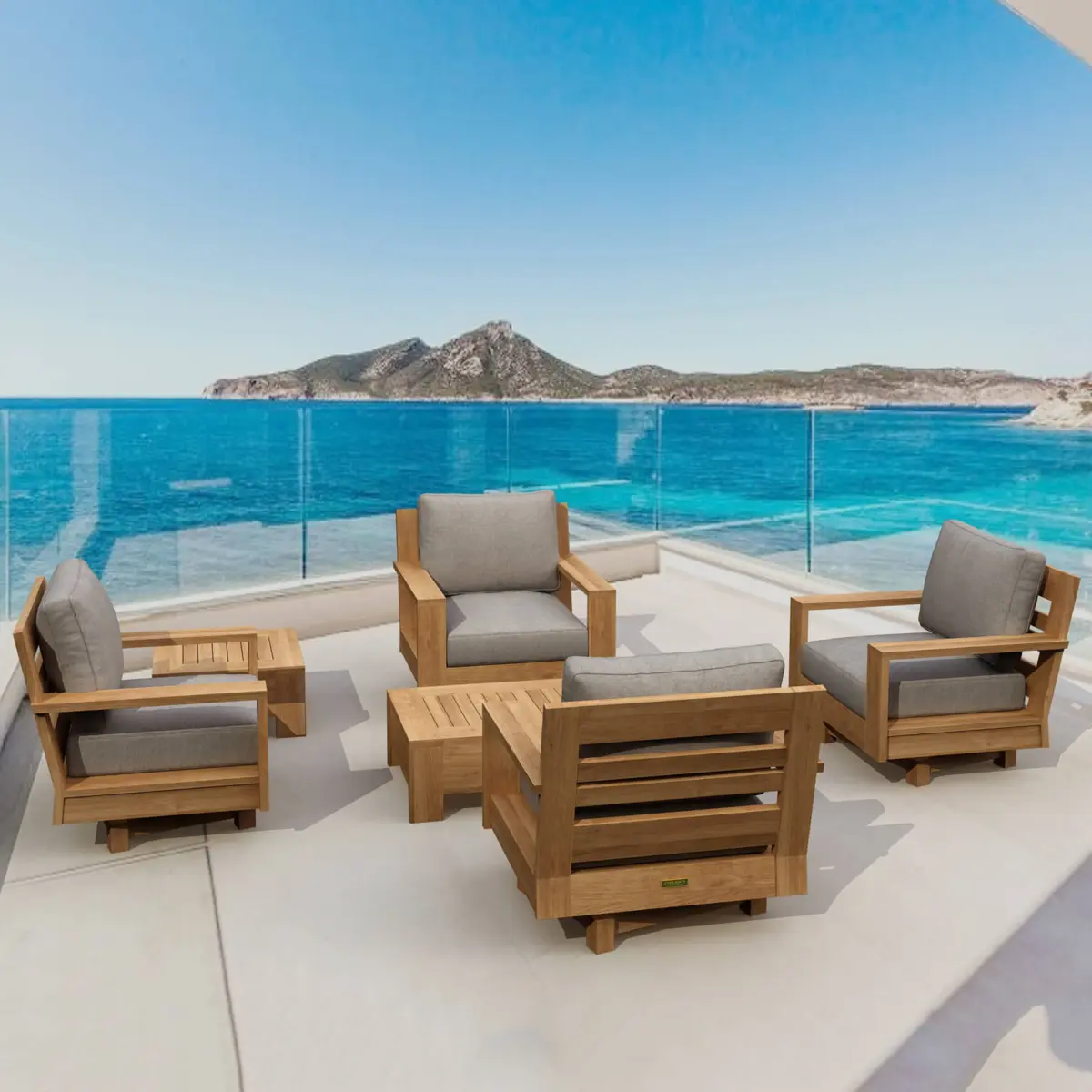 Anderson Teak - SET-523 6-pc Madera Deep Seating - Image 1