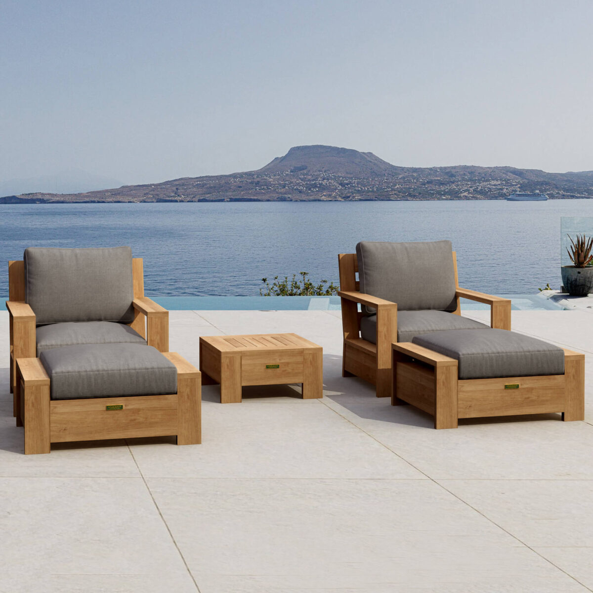 Anderson Teak - SET-524 5-pc Madera Deep Seating - Image 1