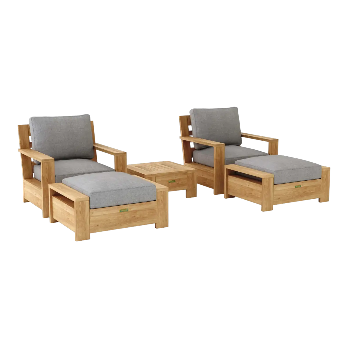 Anderson Teak - SET-524 5-pc Madera Deep Seating - Image 3