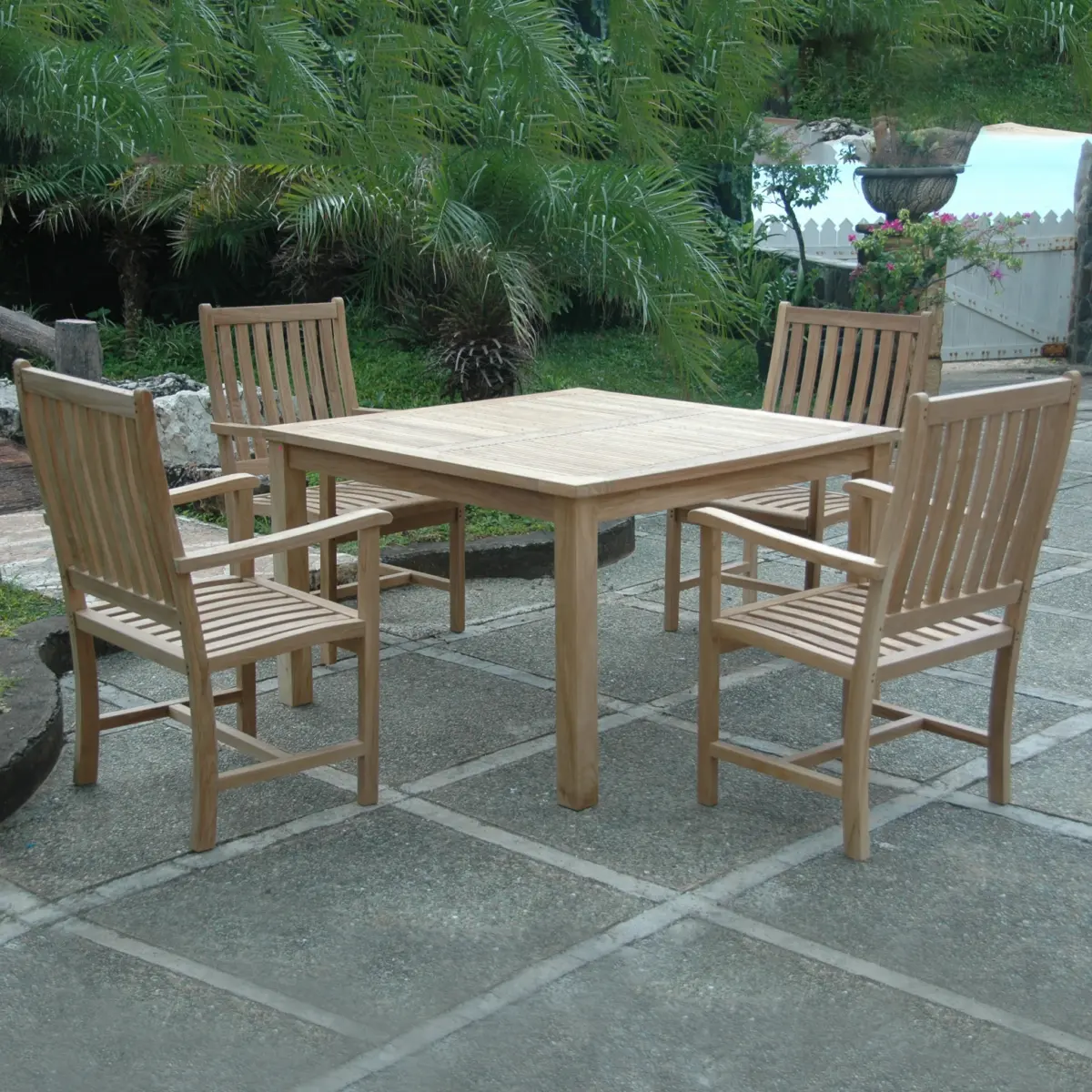 Anderson Teak - Windsor Wilshire 5-Pieces Dining Set - Image 1