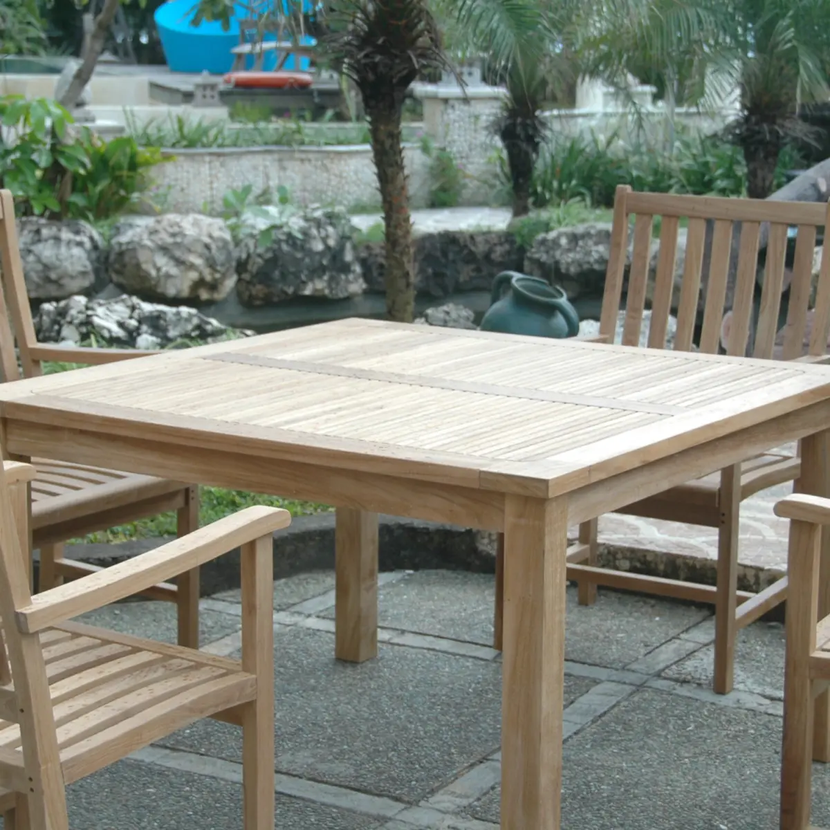 Anderson Teak - Windsor Wilshire 5-Pieces Dining Set - Image 4