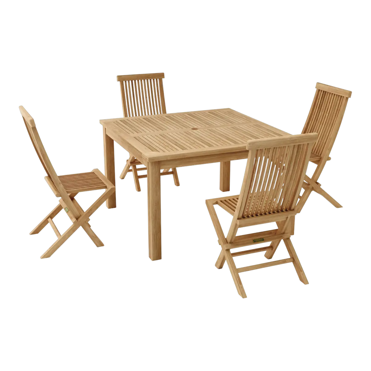 Anderson Teak - Windsor Classic 5-Pieces Folding Dining Chair - Image 2