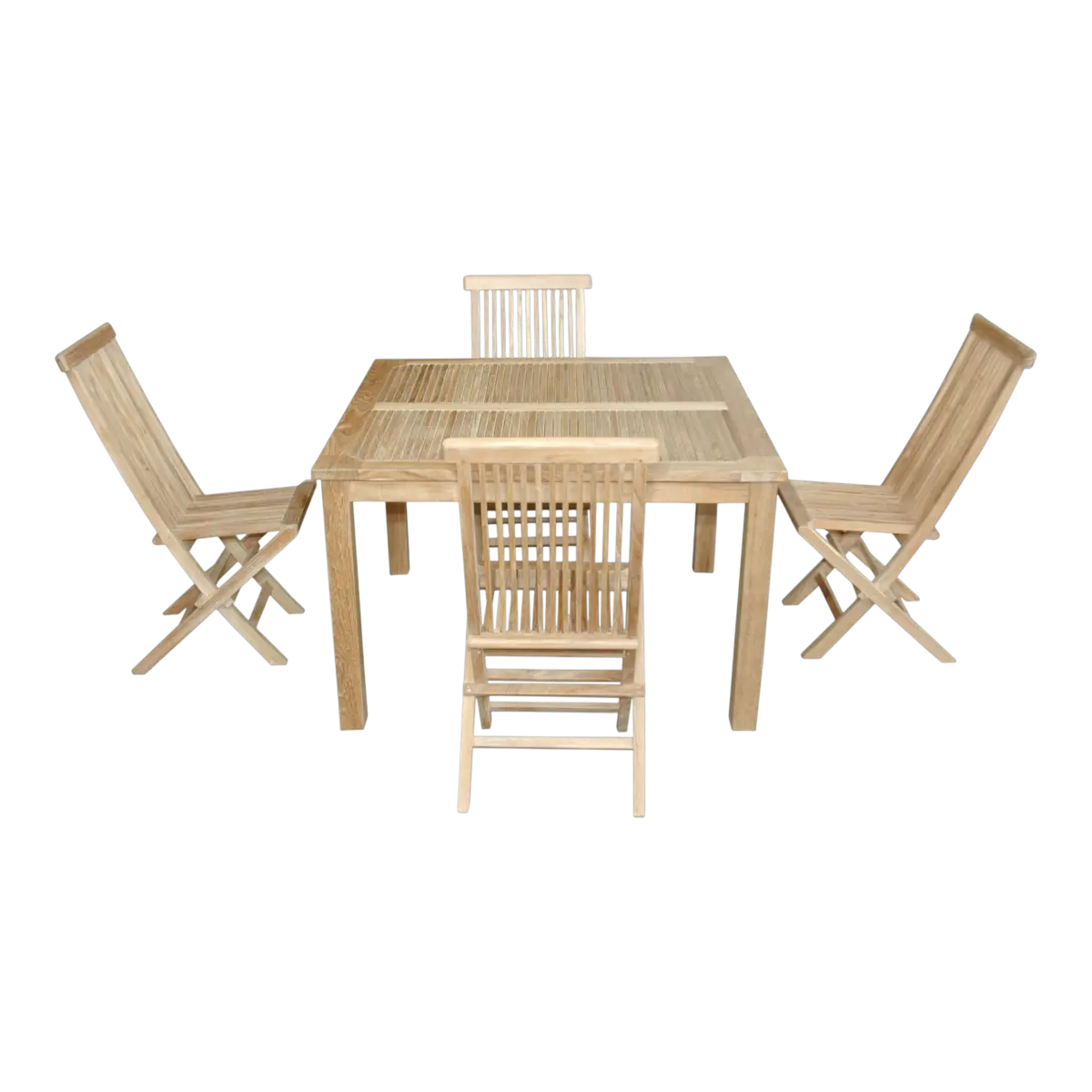 Anderson Teak - Windsor Classic 5-Pieces Folding Dining Chair - Image 3