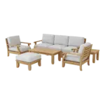 Anderson Teak - Riviera Luxe 8-Pieces Modular Set - Image 2